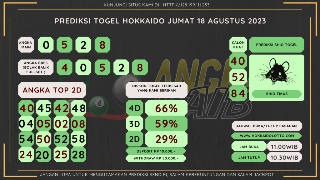 Bocoran angka togel Hokkaido akurat dan jitu