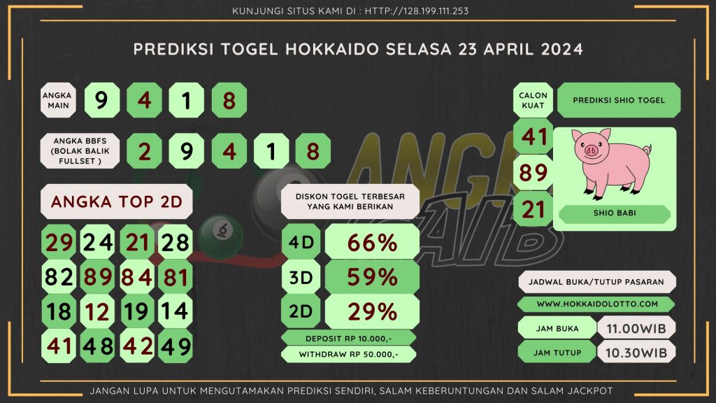 data hokkaido 2024, prediksi hokkaido hari